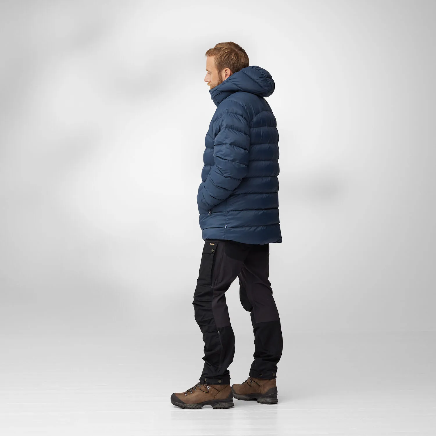 Fjällräven Men's Expedition Mid Winter Jacket Navy-Un Blue