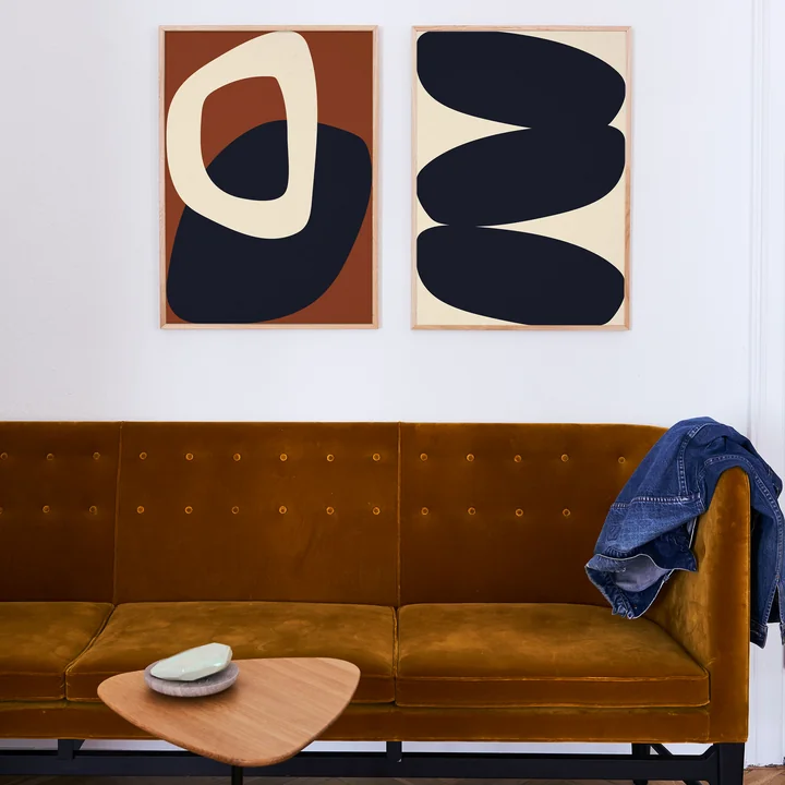 Paper Collective - Solid Shapes 01 Poster, 30 x 40 cm