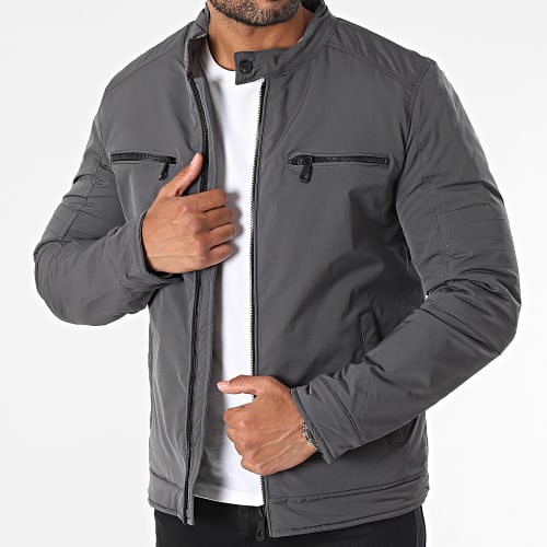 Veste Zippée Gris