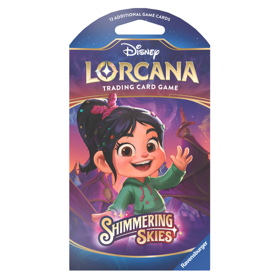 Disney Lorcana TCG Shimmering Skies sleeved booster
