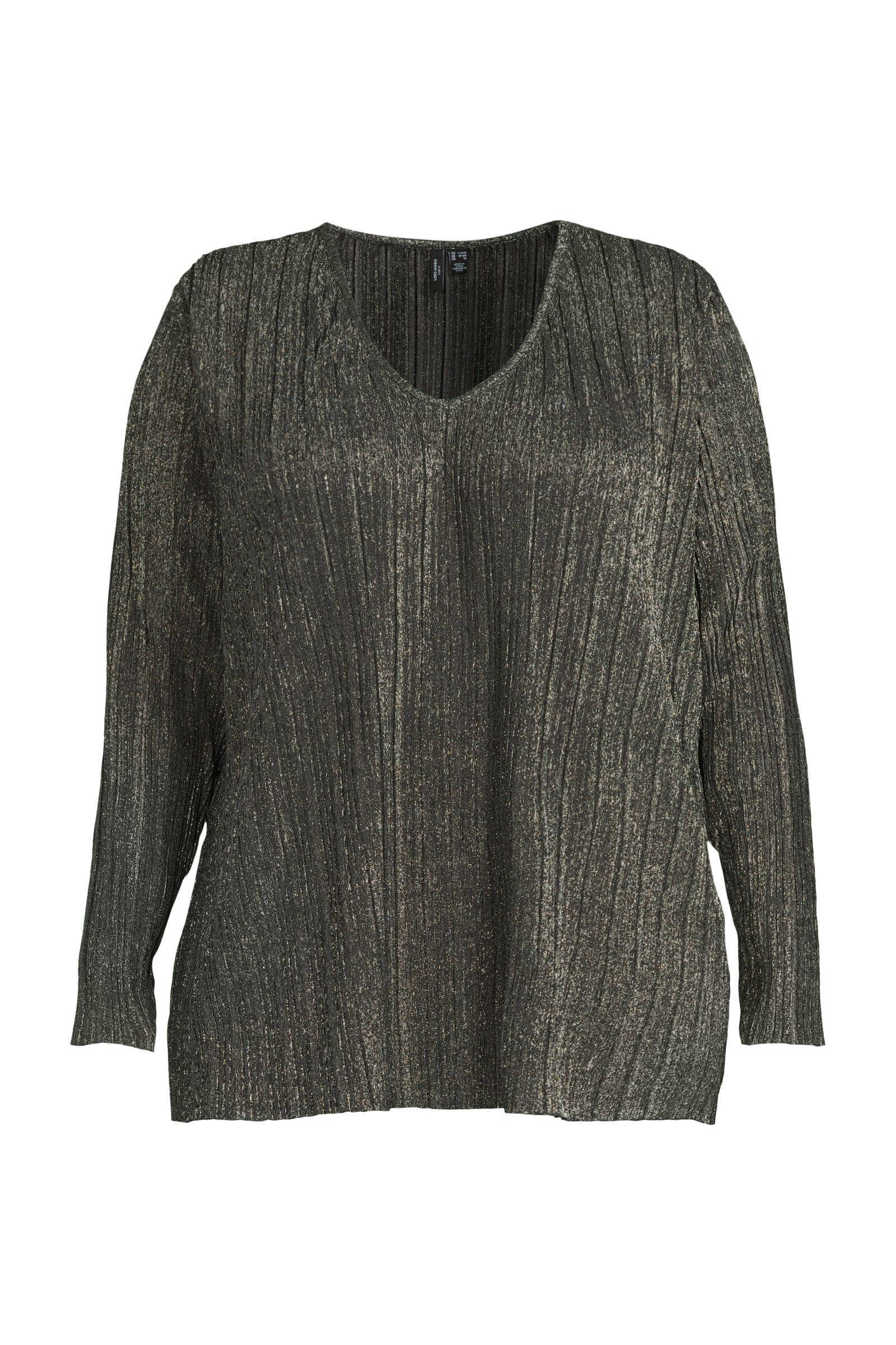 VERO MODA CURVE top zilver
