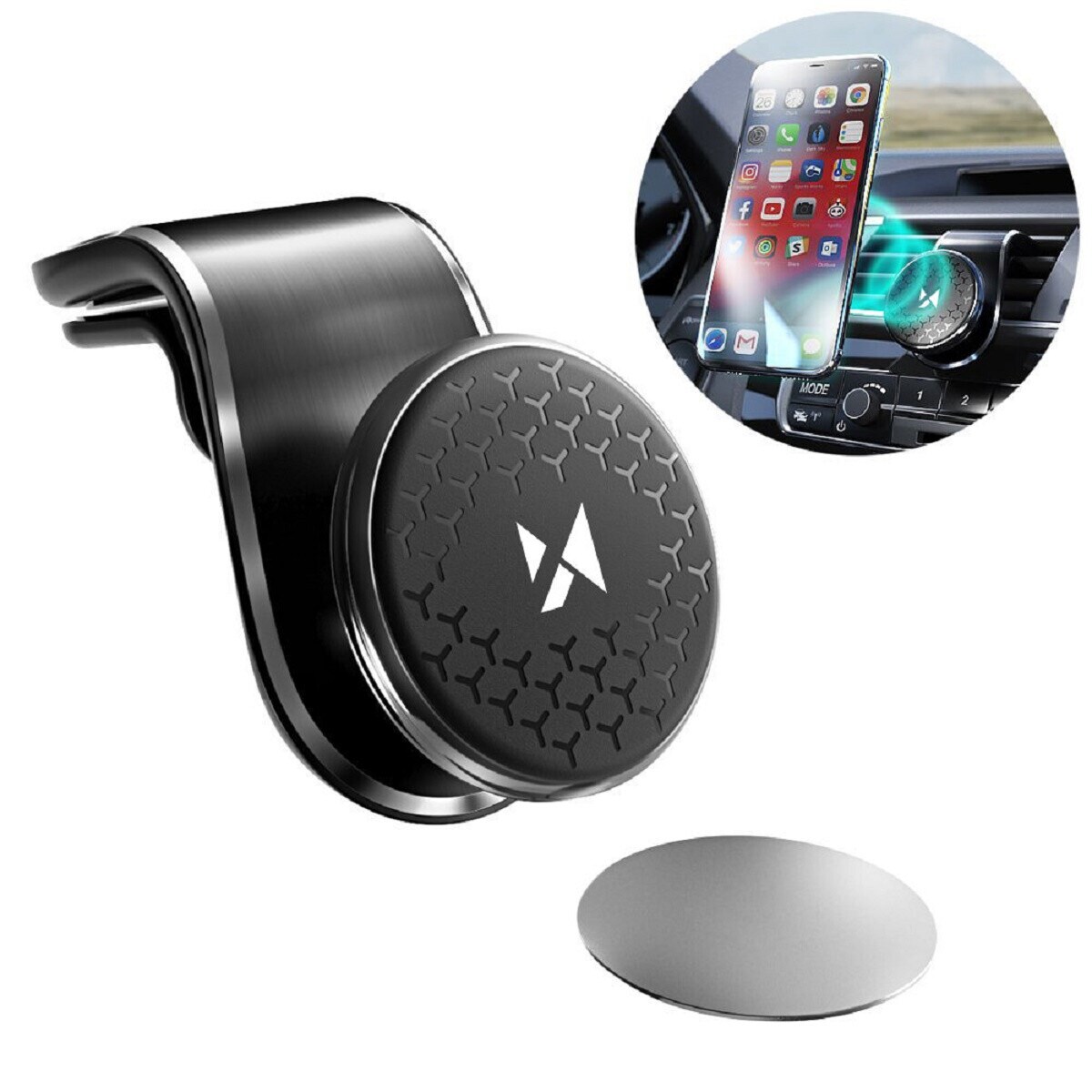 Magnethalterung für den Autogrill / Lüftungsgitter 360