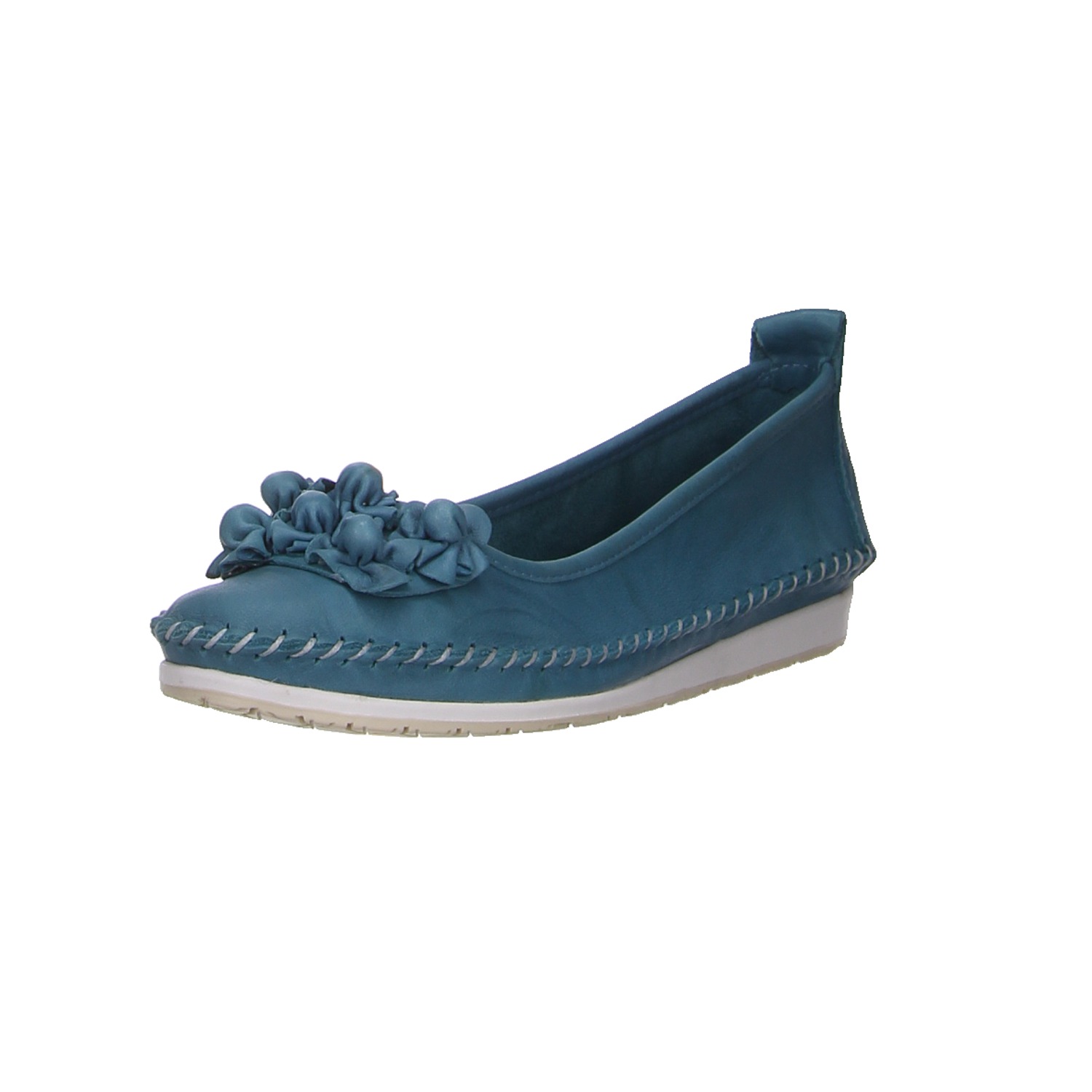 Andrea Conti Ballerinas türkis blau