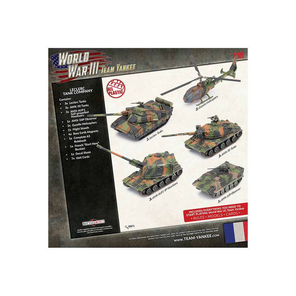 Team Yankee - NATO - French Leclerc Tank Company Starter Force