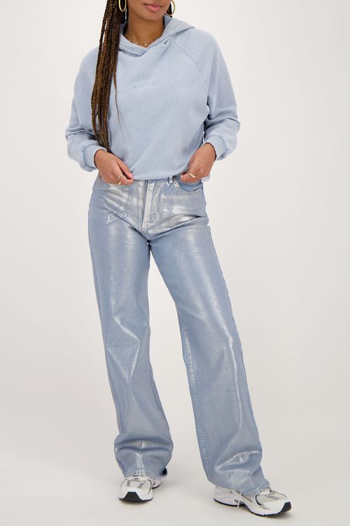 Blauwe hoodie Paris étoile