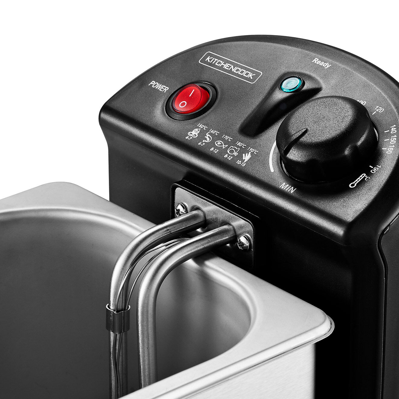 Kitchencook Friteuse rouge - 3 L