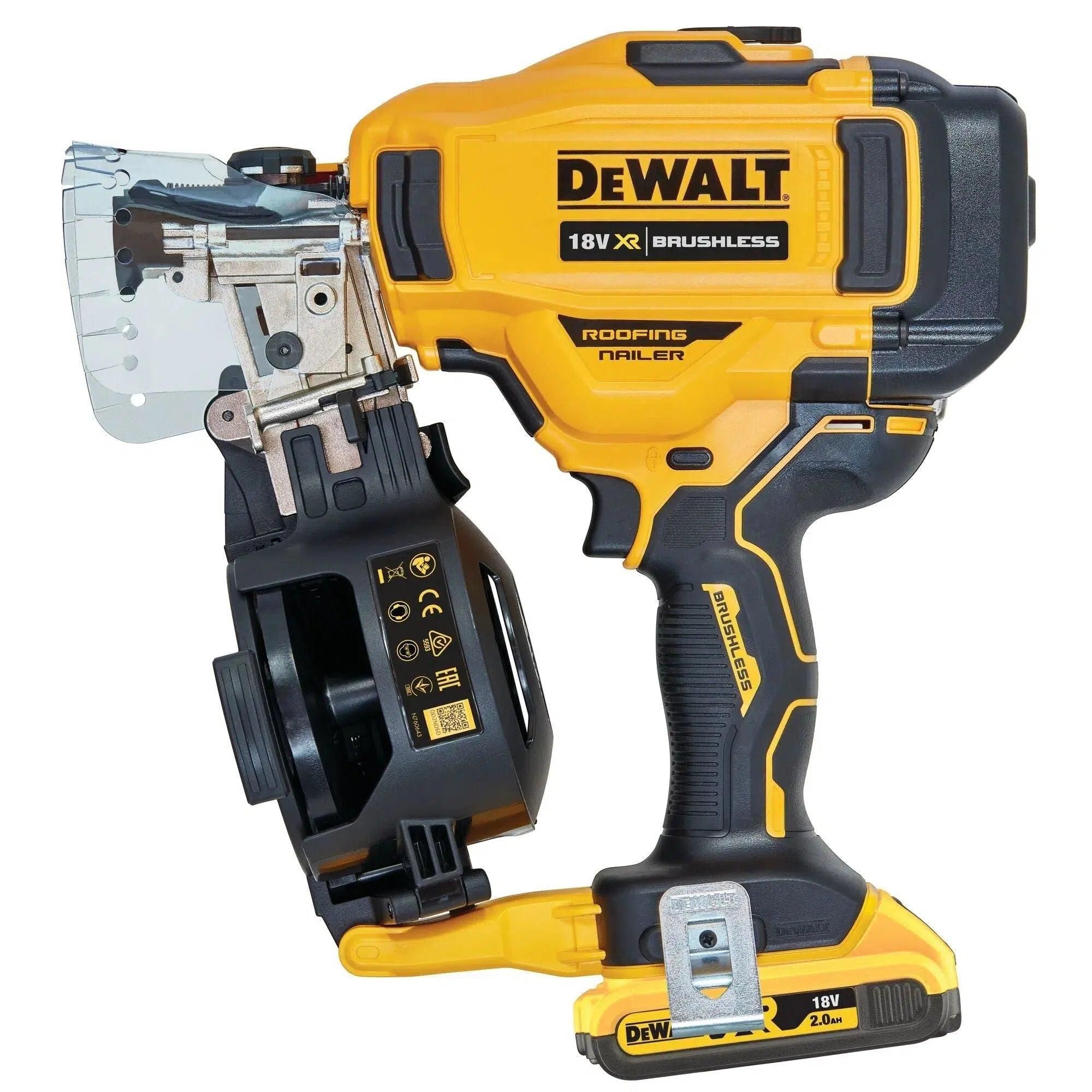 DeWALT DCN45RND2 Accu roofing tacker 18V XR 2.0Ah in TSTAK