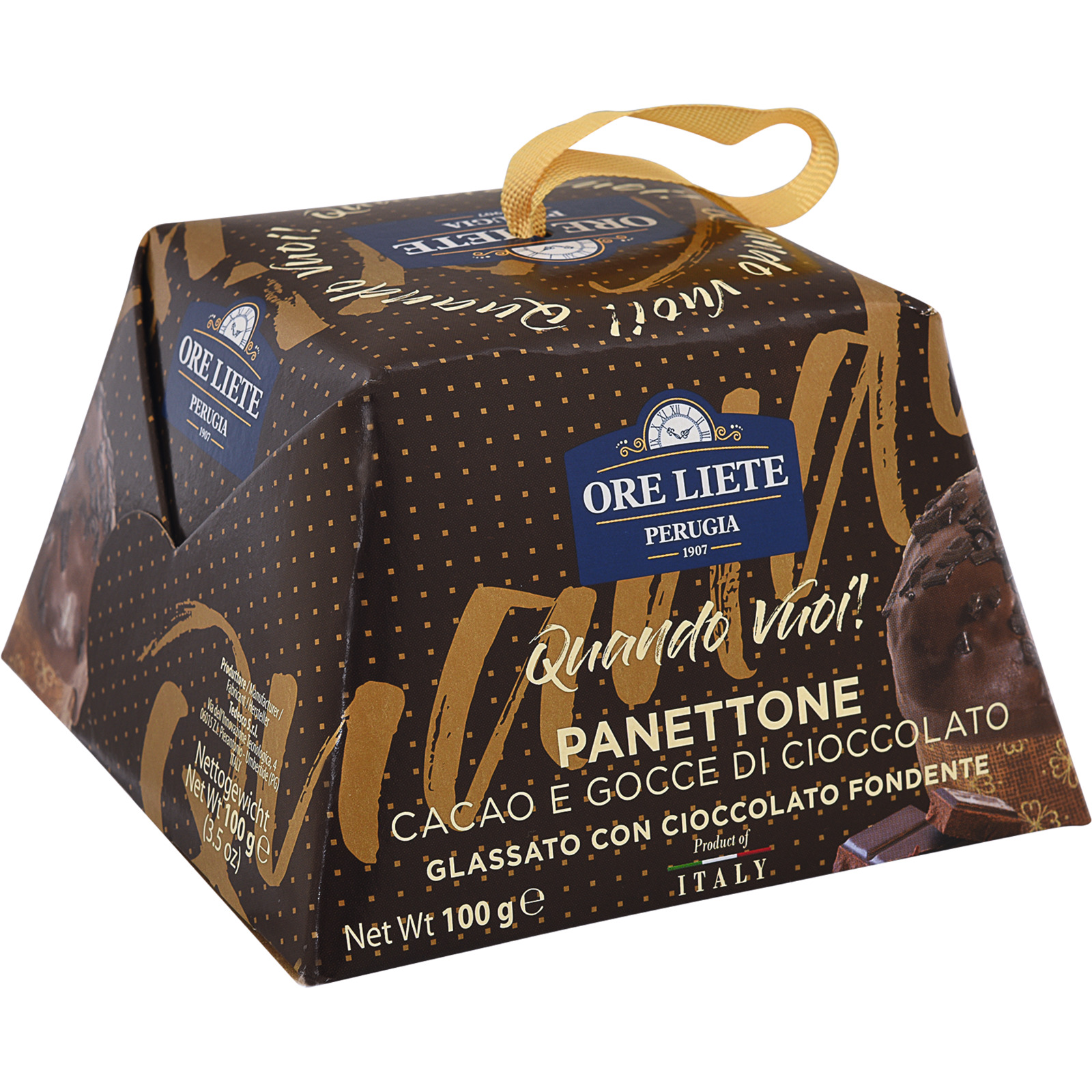 Ore Liete Panettone cac. e ciocc. 100g