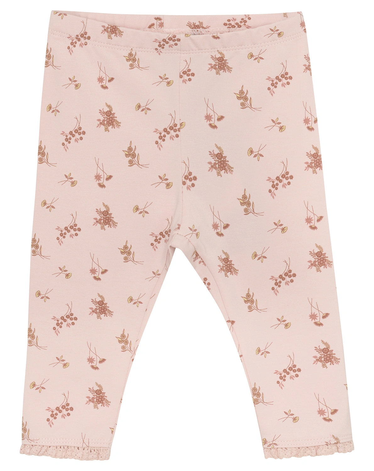 Leggings FLOWERS AOP in peach whip