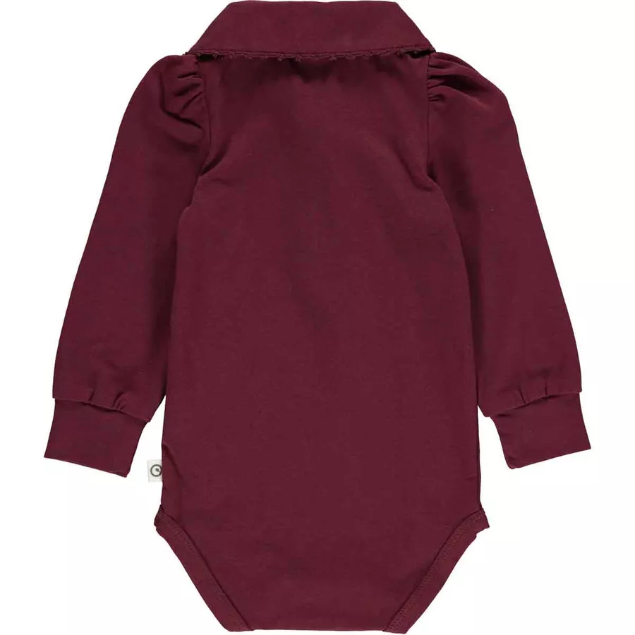 Müsli Polo-Langarmbody Fig