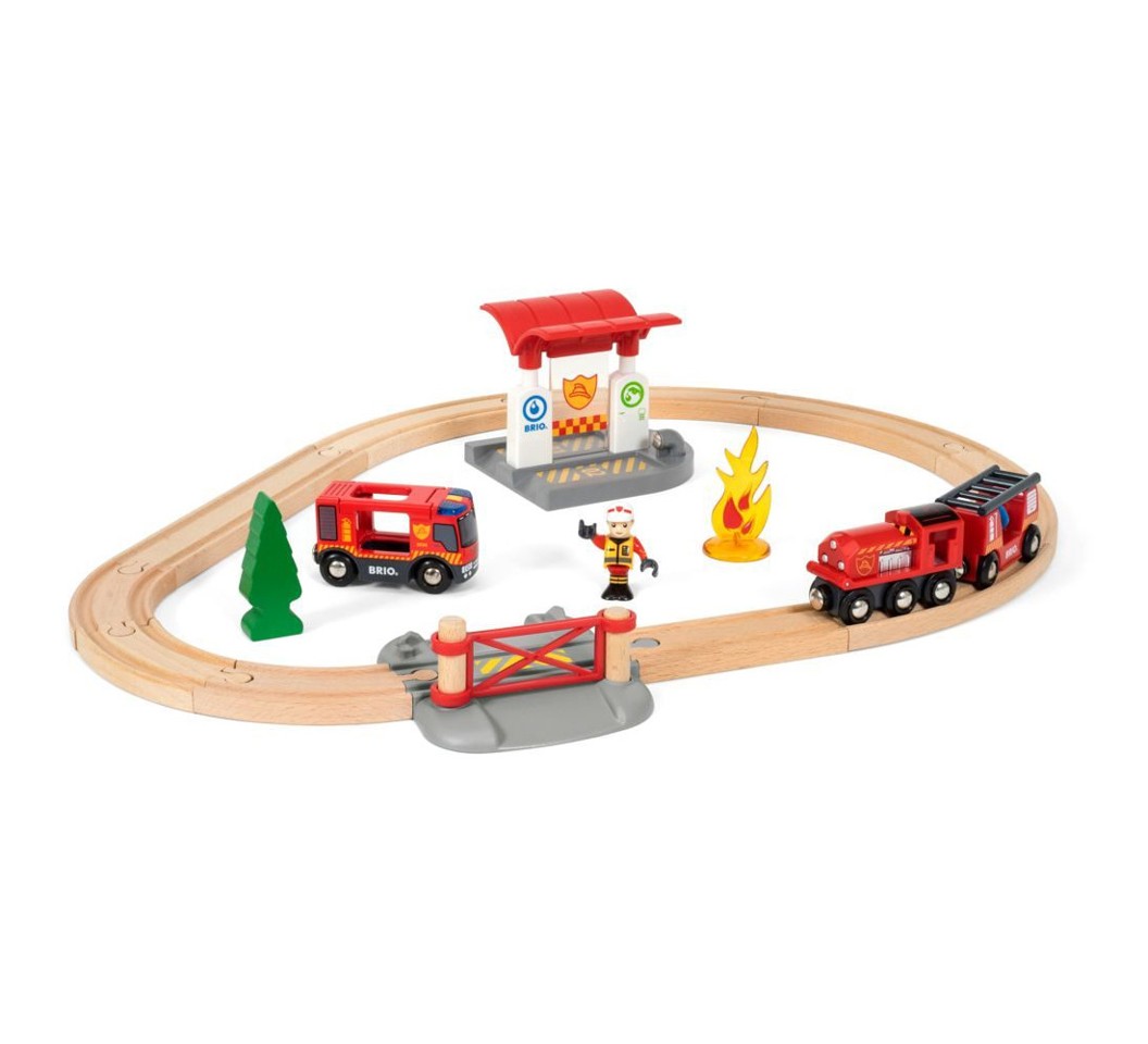 BRIO - Togsæt med brandmandstema (33815)
