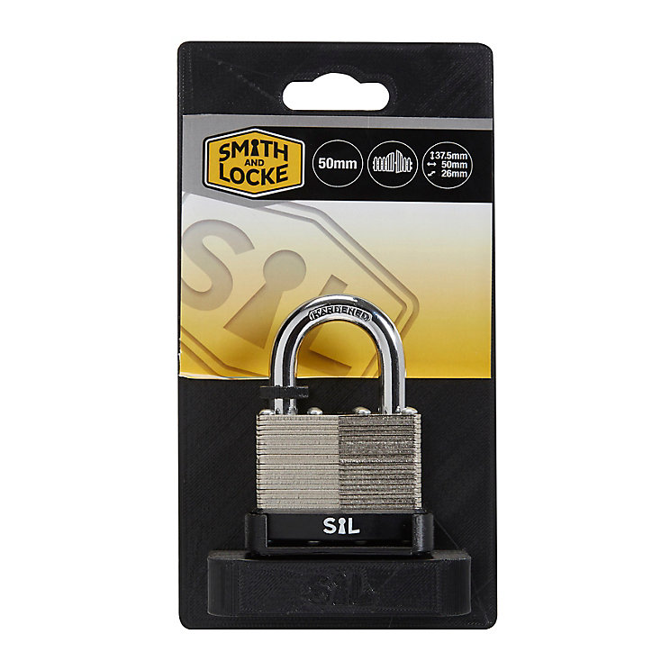 Cadenas Acier laminé Smith & Locke QC0150 50 x 37,5 mm