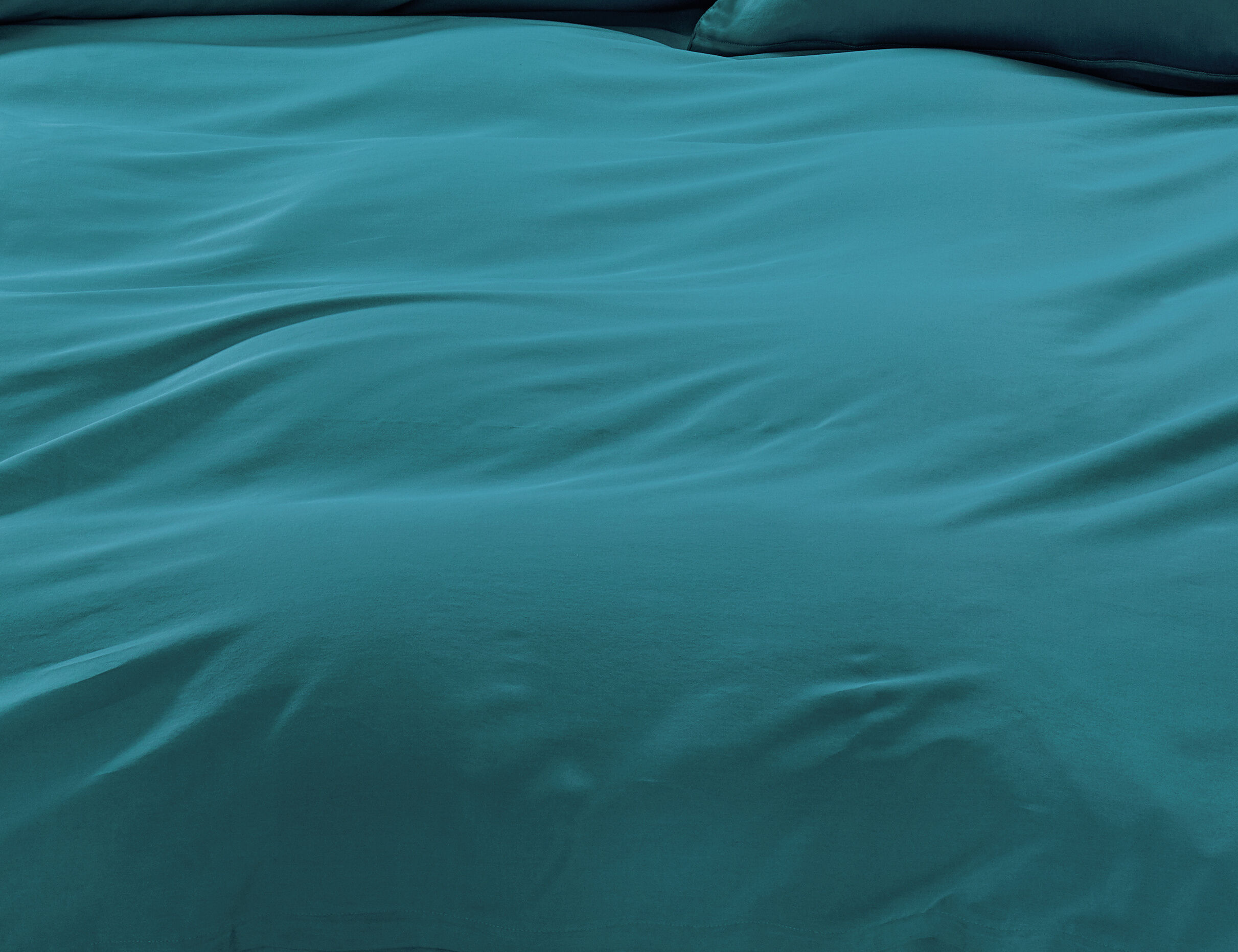 Uni Satin Bettwäsche mit Biese