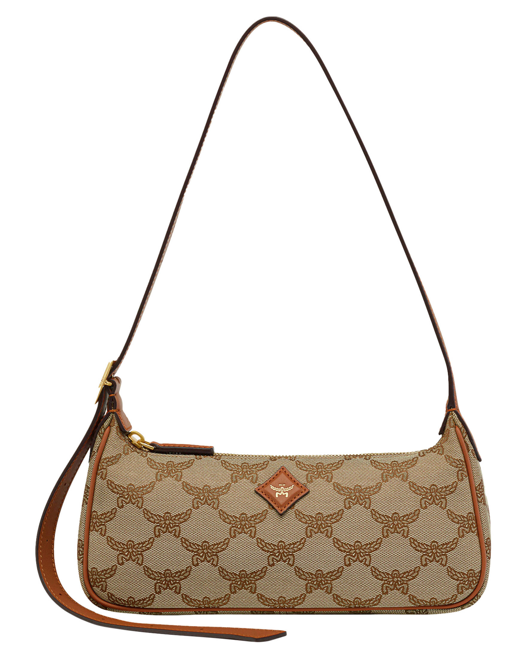 MCM| Damen Schultertasche SMALL HIMMEL IN LAURETOS JACQUARD