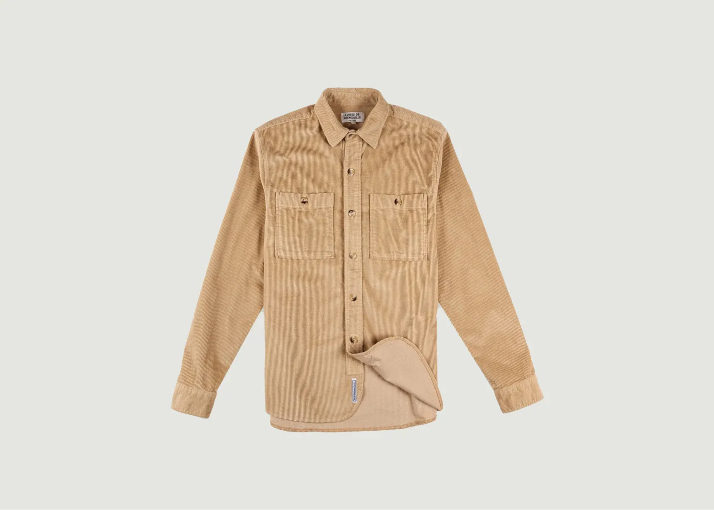 Surchemise En Velour Cuisse de Grenouille