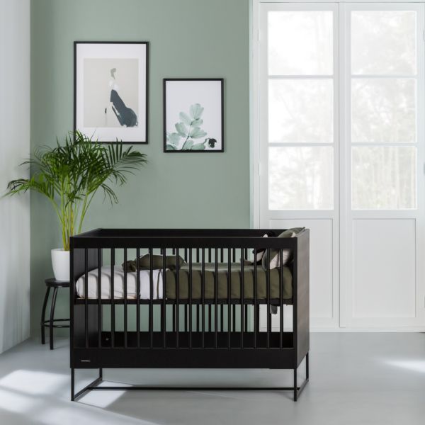 Kidsmill Modular 2 Babybed Mat Zwart - Zwart - 60 x 120 cm