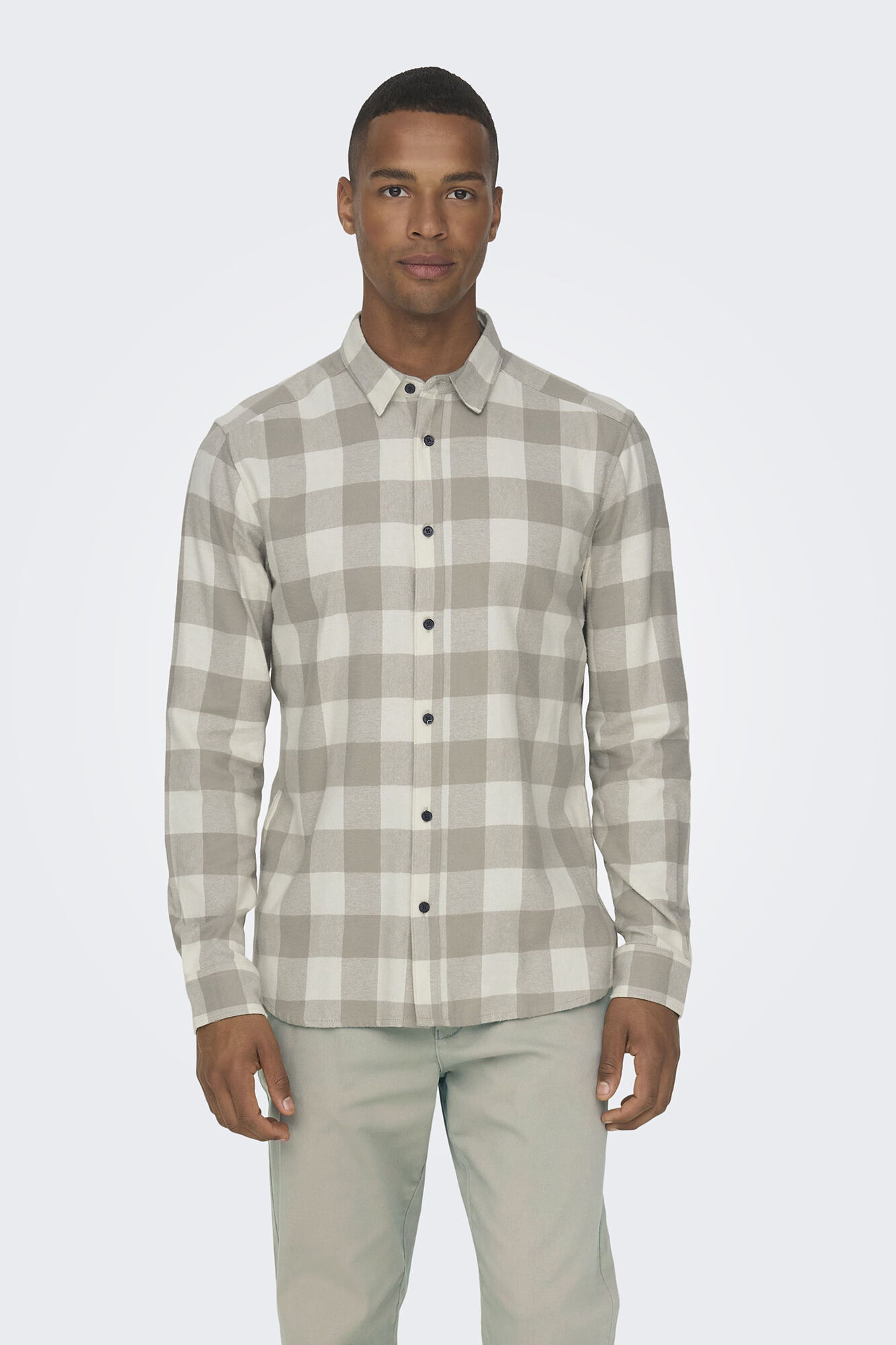 Camisa com estampa xadrez