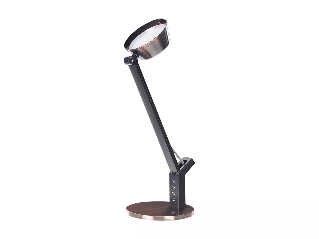 Lampe de bureau LED CHAMAELEON Avec variateur Métal Cuivré
