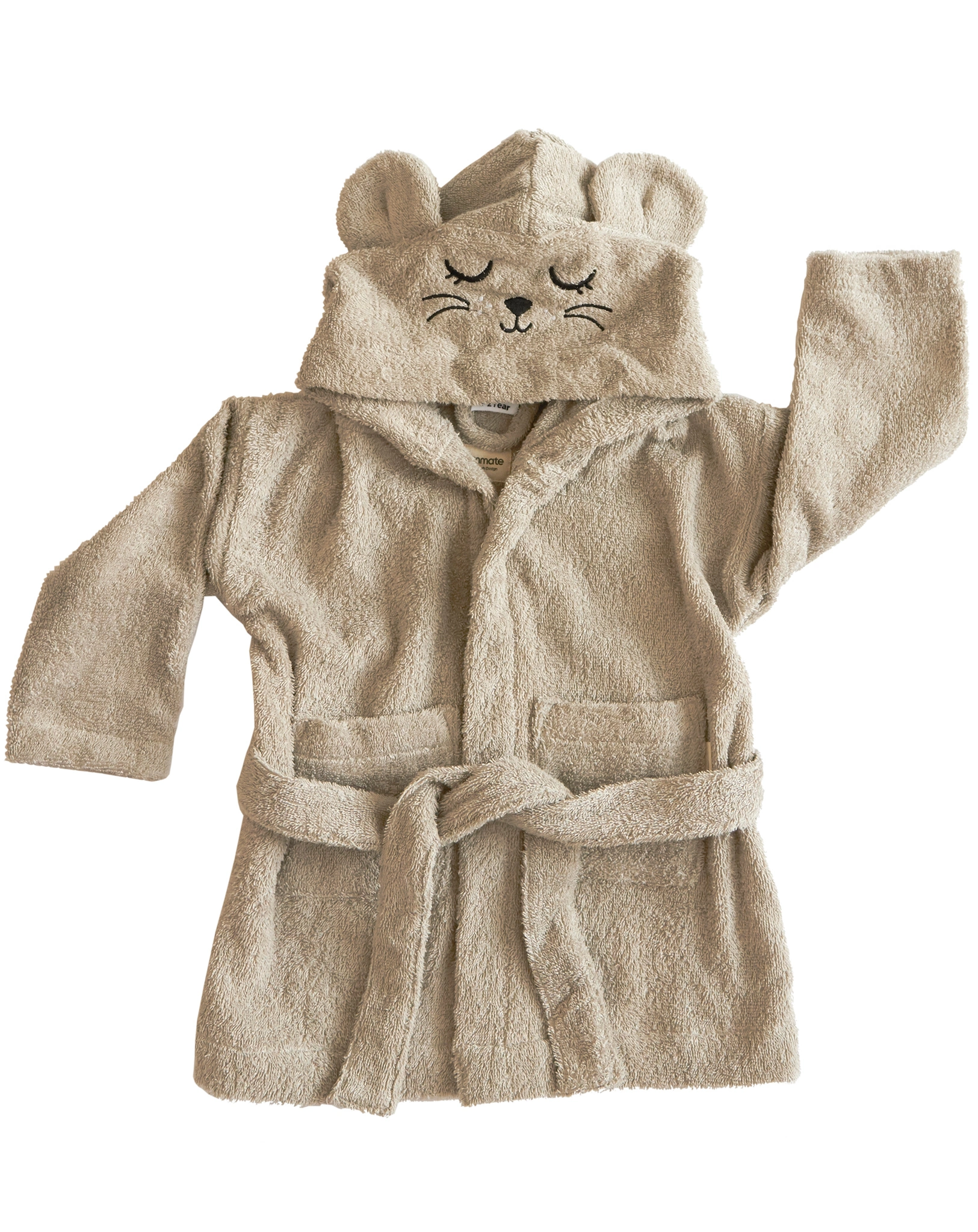 Bademantel MOUSE in grey