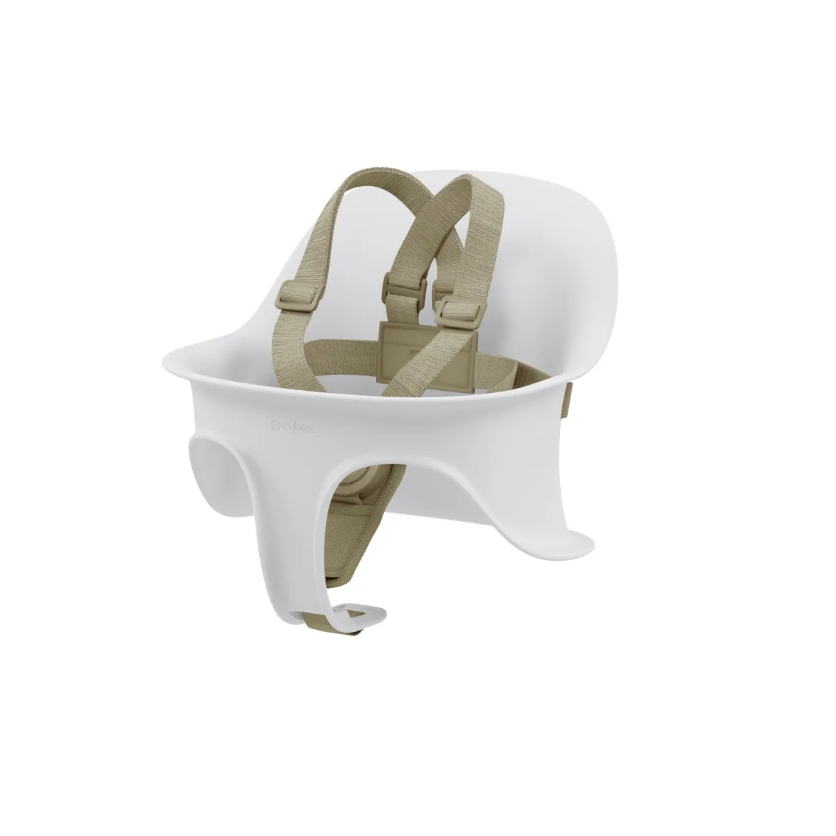 Cybex Ensemble chaise Haute 3-en-1 Lemo + Siège nouveau-né - Sable Blanc
