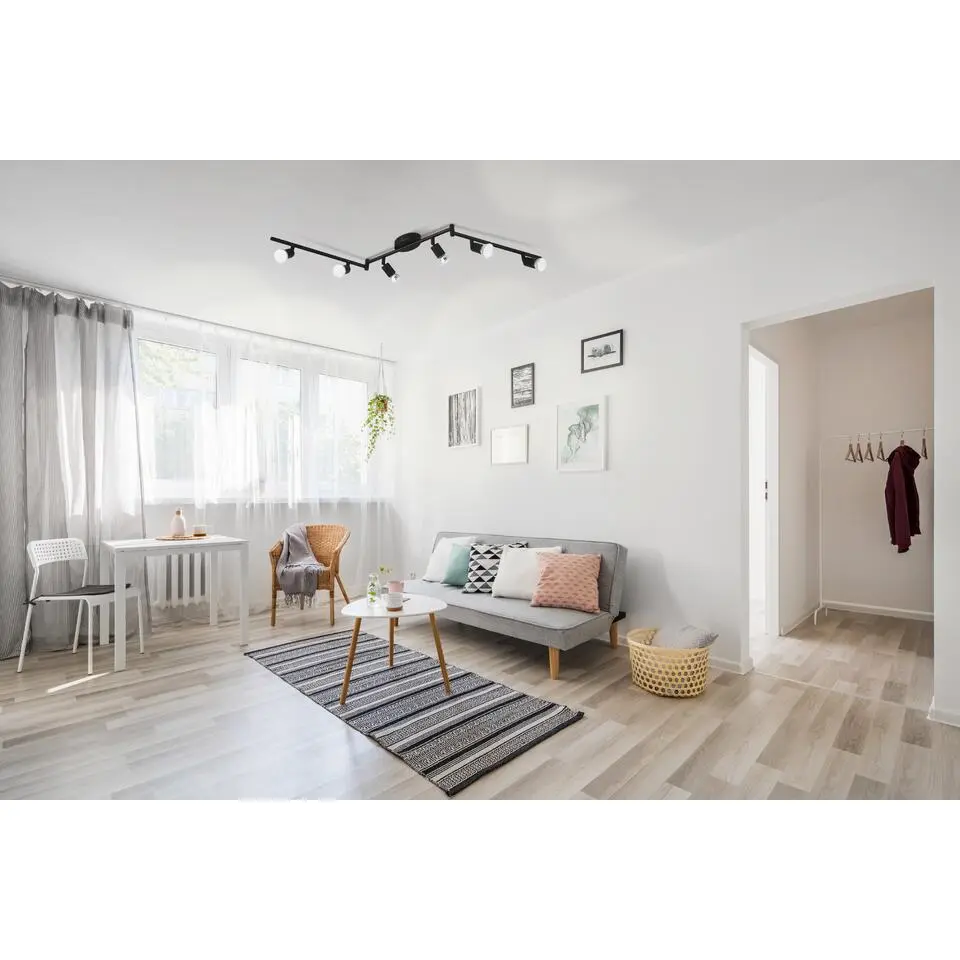 EGLOBuzz-LedSpot-GU10-105cm-Zwart
