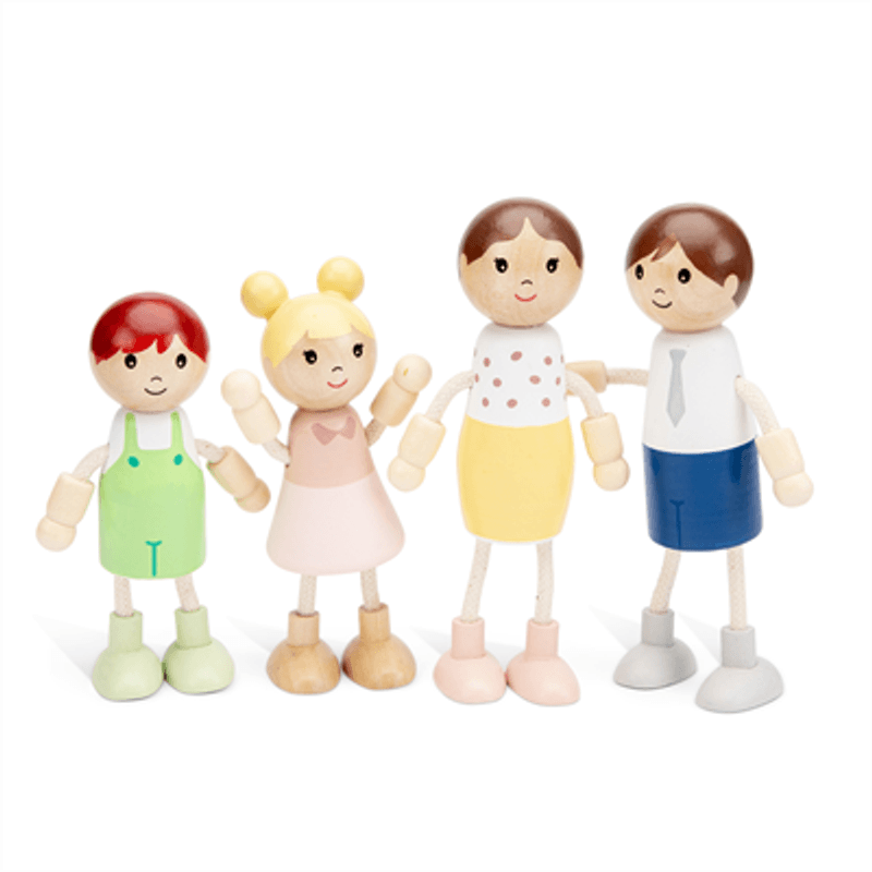 Woet Dukkefamilie i tre