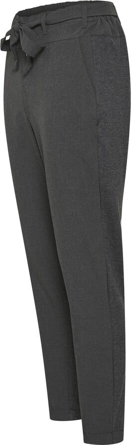 Kaffe Jillian belt pants Dark grey melange