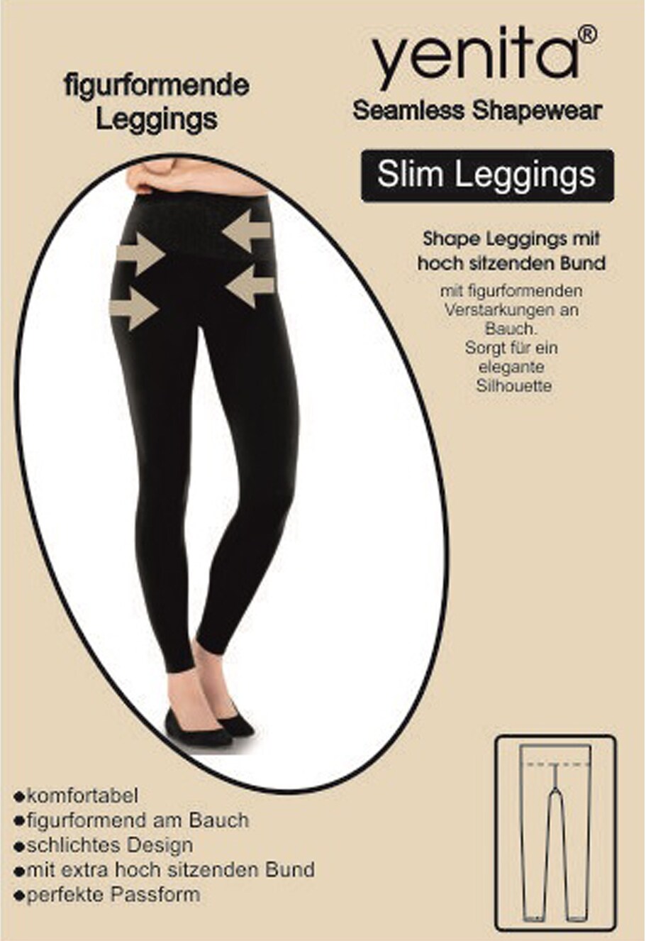 Yenita® Slim Leggings Seamless Form-Leggings