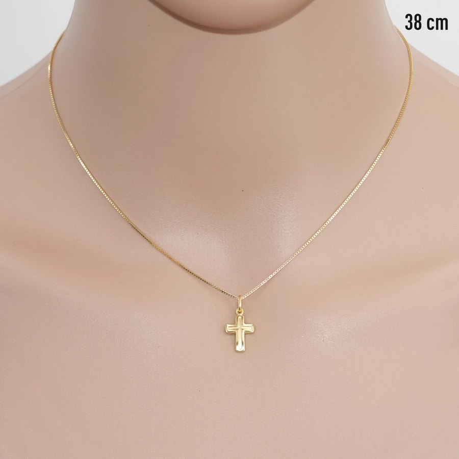 trendor Kinderkette mit Kreuz-Anhänger Gold 333  8 Karat gold