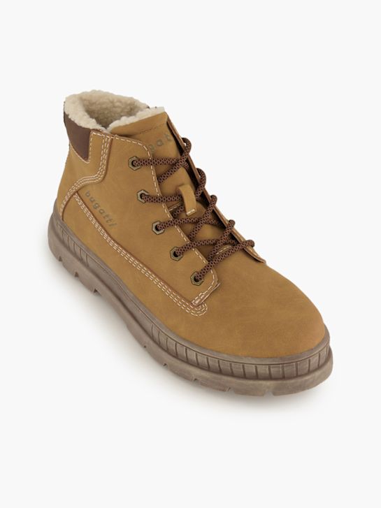 bugatti Schnür-Stiefelette Cognac