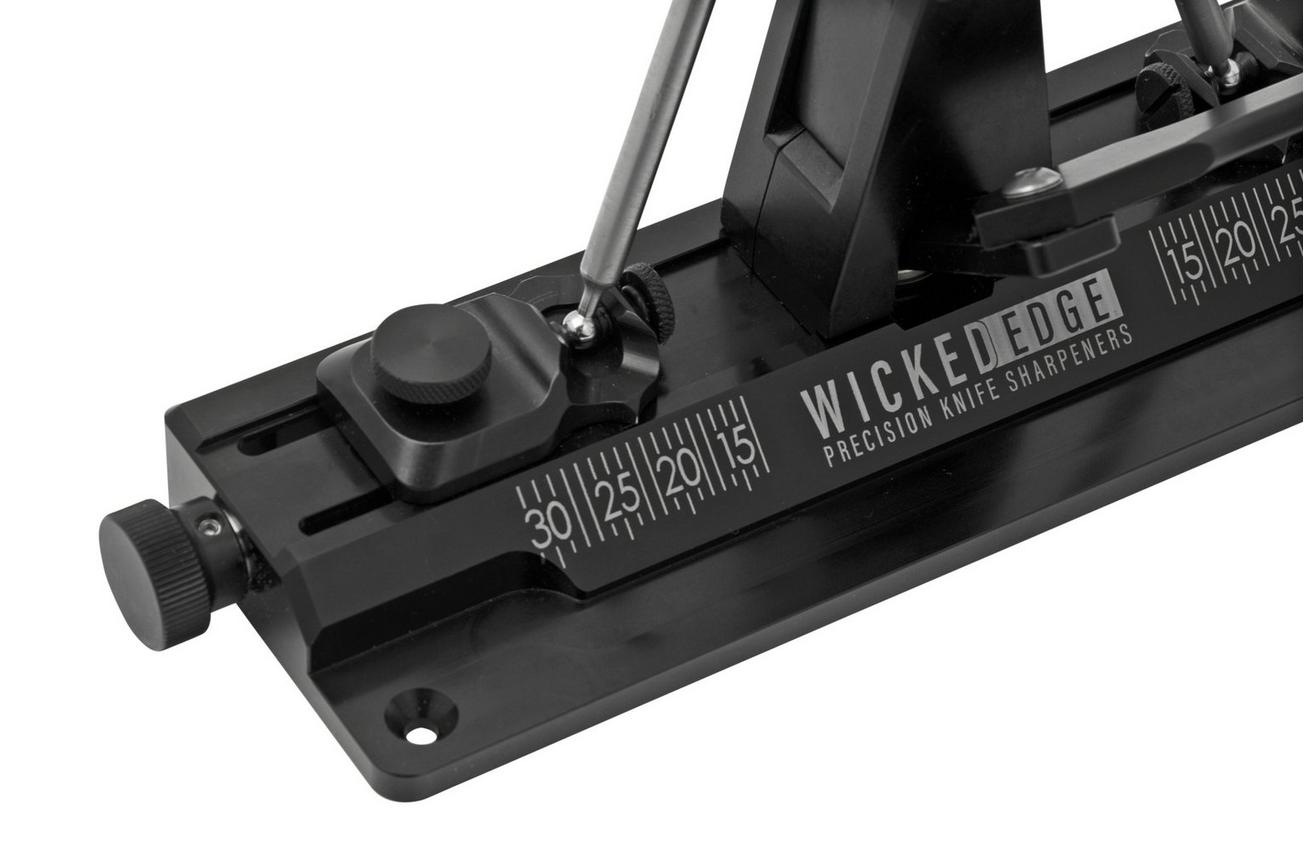 Wicked Edge WE66 Obsidian, slijpsysteem