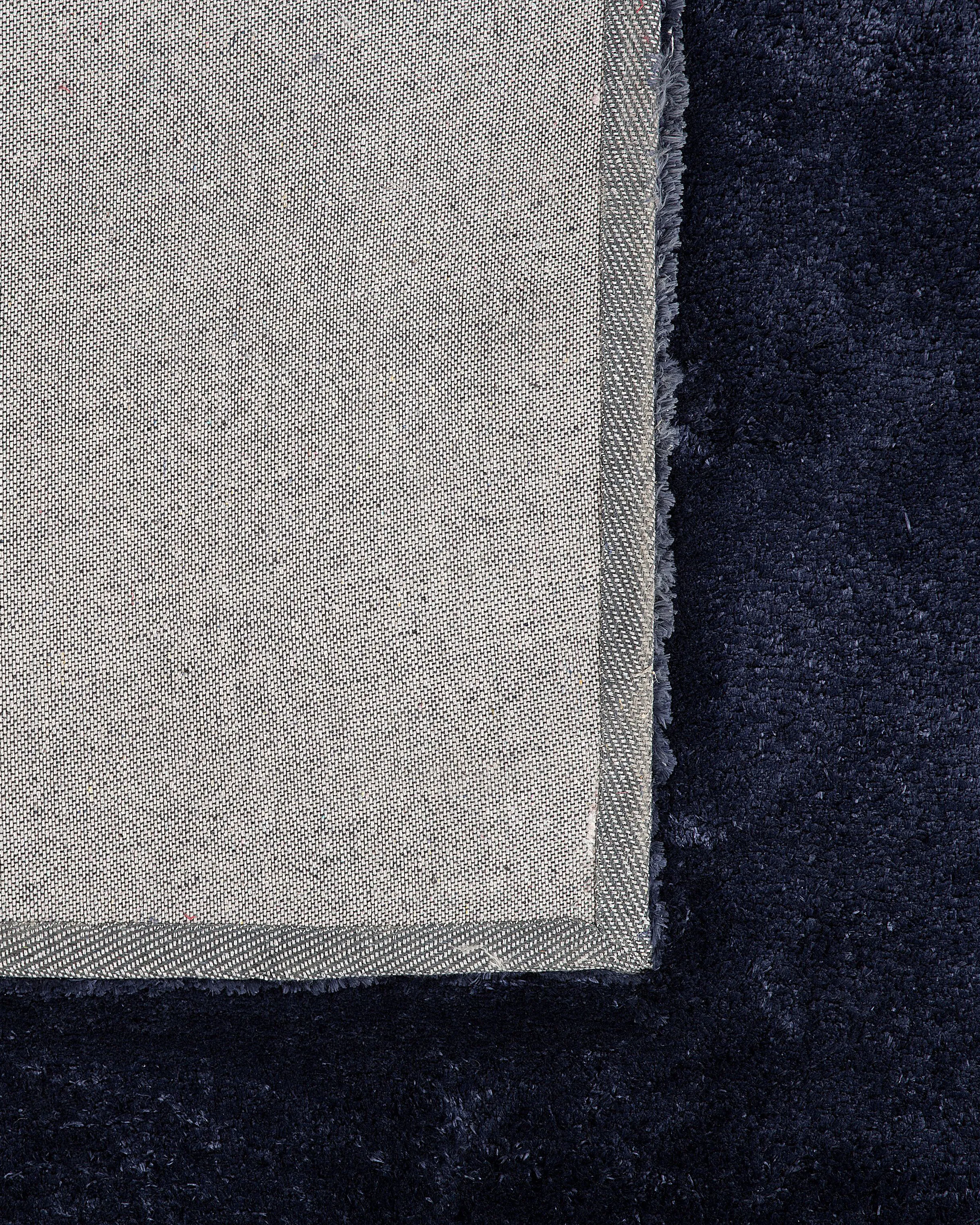 Hoogpoligvloerkleed EVREN Donkerblauw 160 x 230 cm