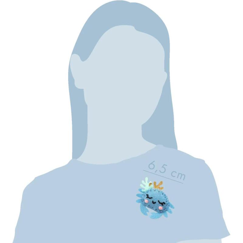 Boîte créative, Bijoux en feutrine, Mer - Bleu