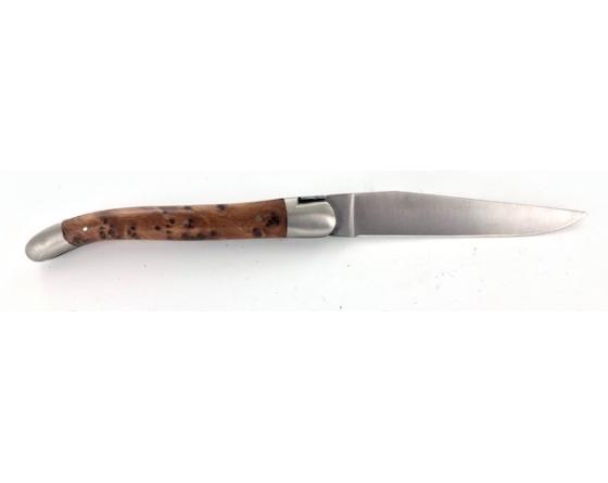 Laguiole Tradition 11 cm - 2 mitres - Thuyas Couteau de Poche Forge de Laguiole