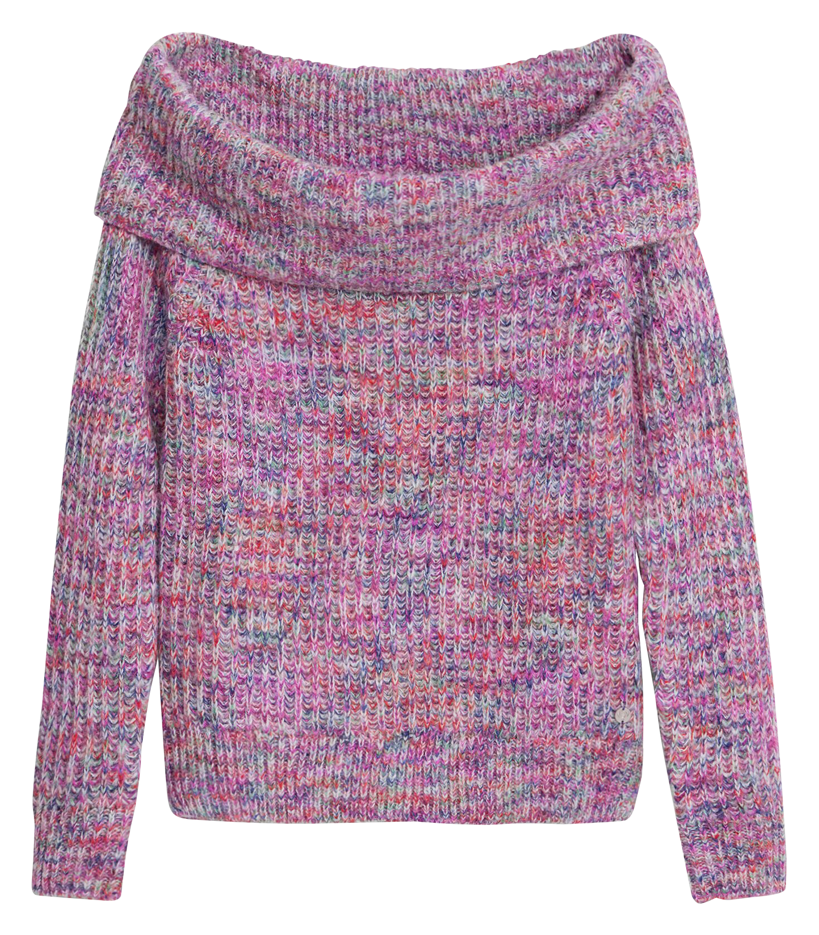Pull col bardot| Rouge