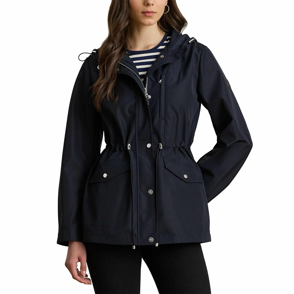 LAUREN RALPH LAUREN<br>Corta-vento com capuz
