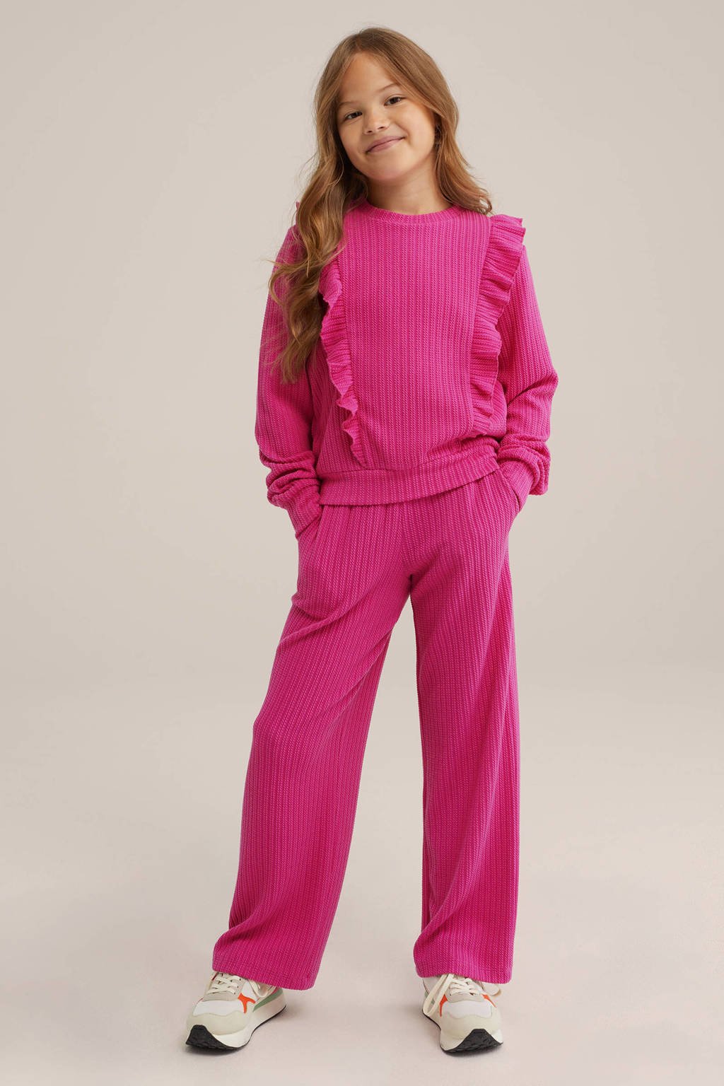 WE Fashion broek roze