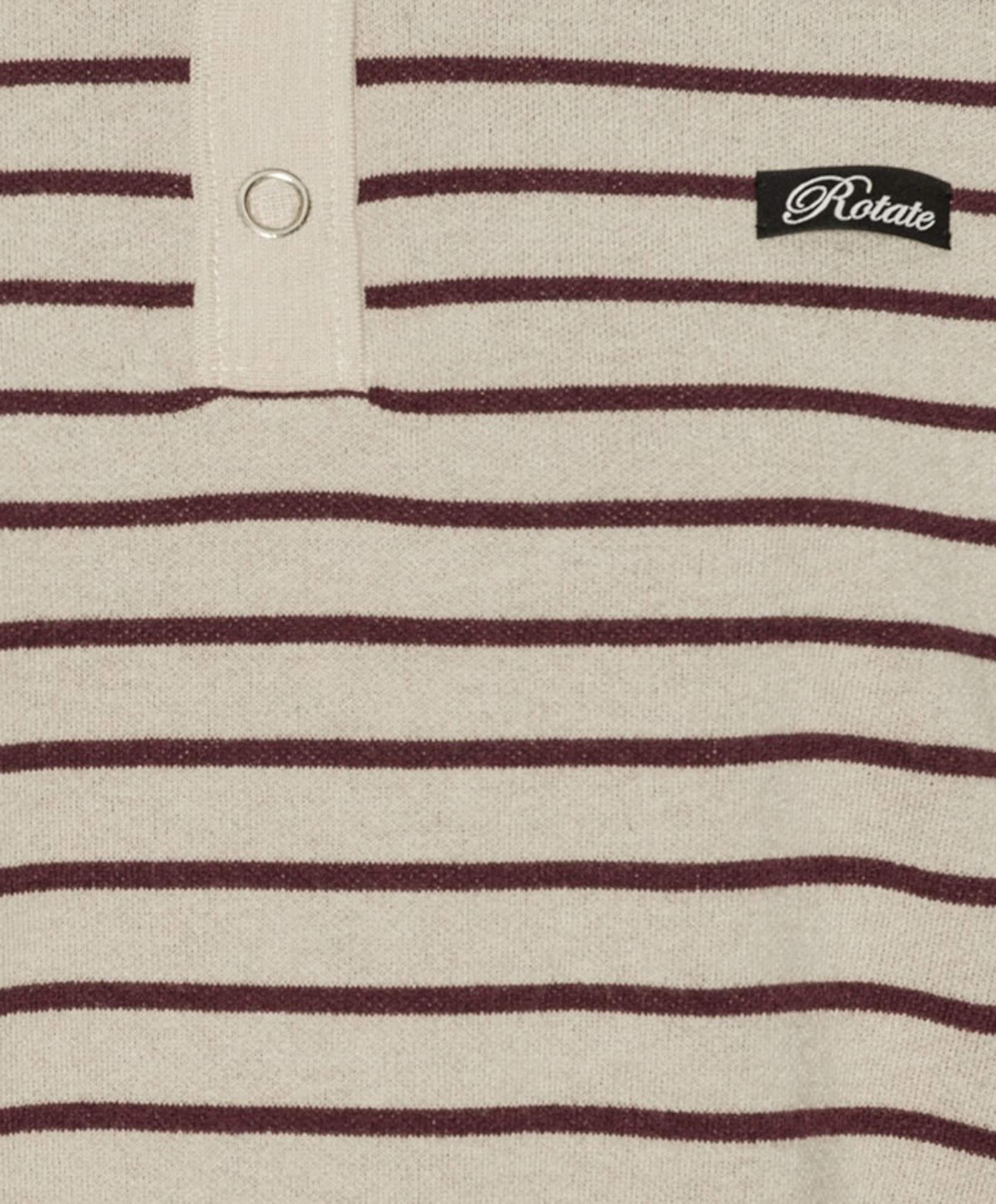 ROTATE Dames polo beige