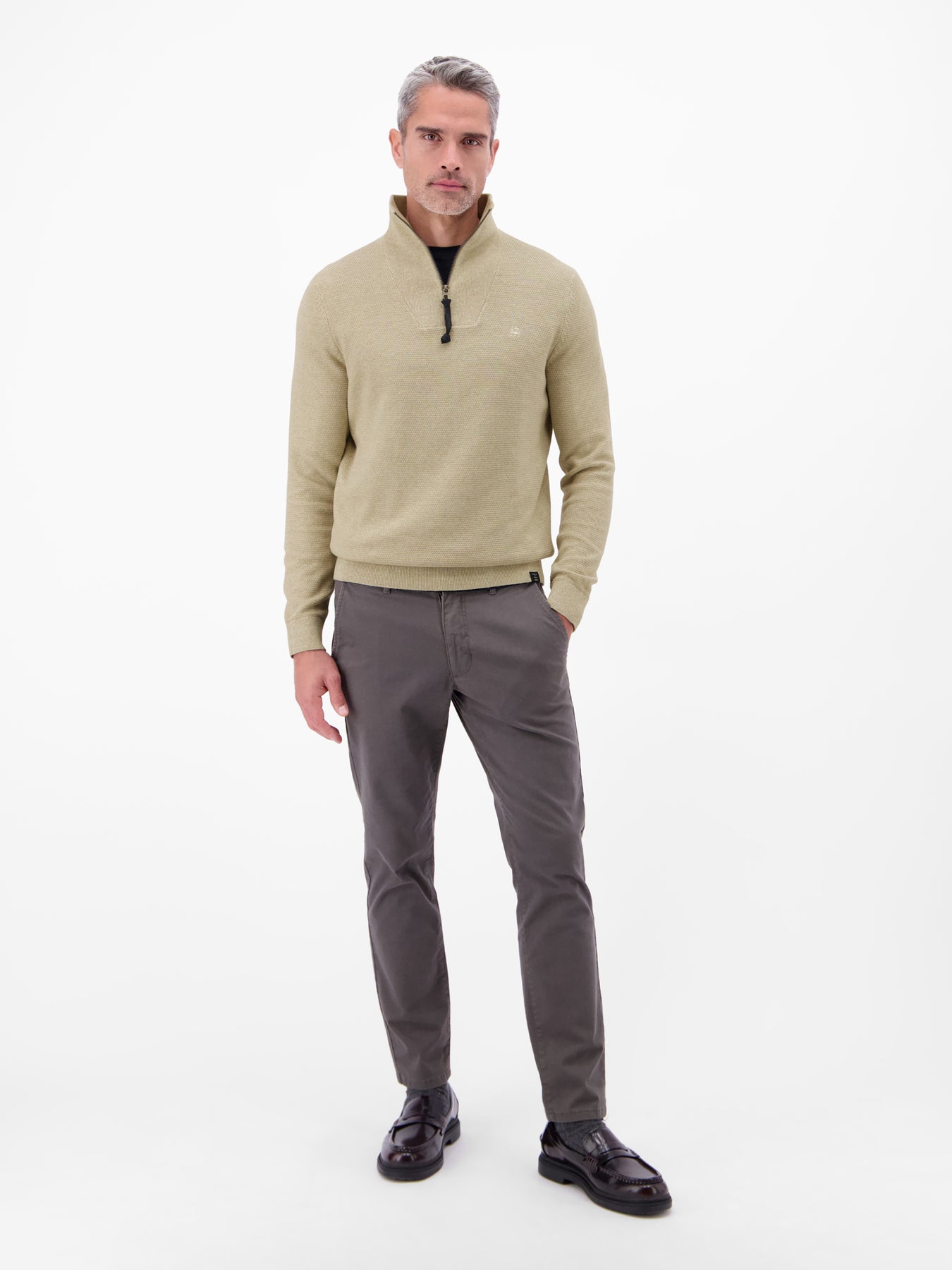 Herren Stricktroyer in Twist-Struktur