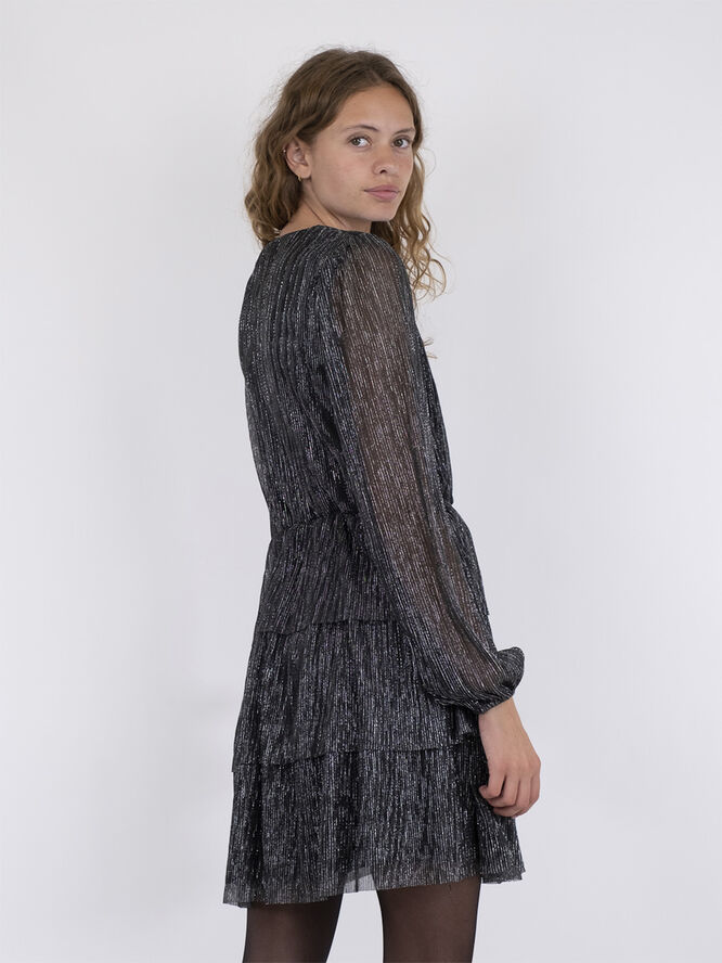 Neo Noir Nene Glitz Dress Silver