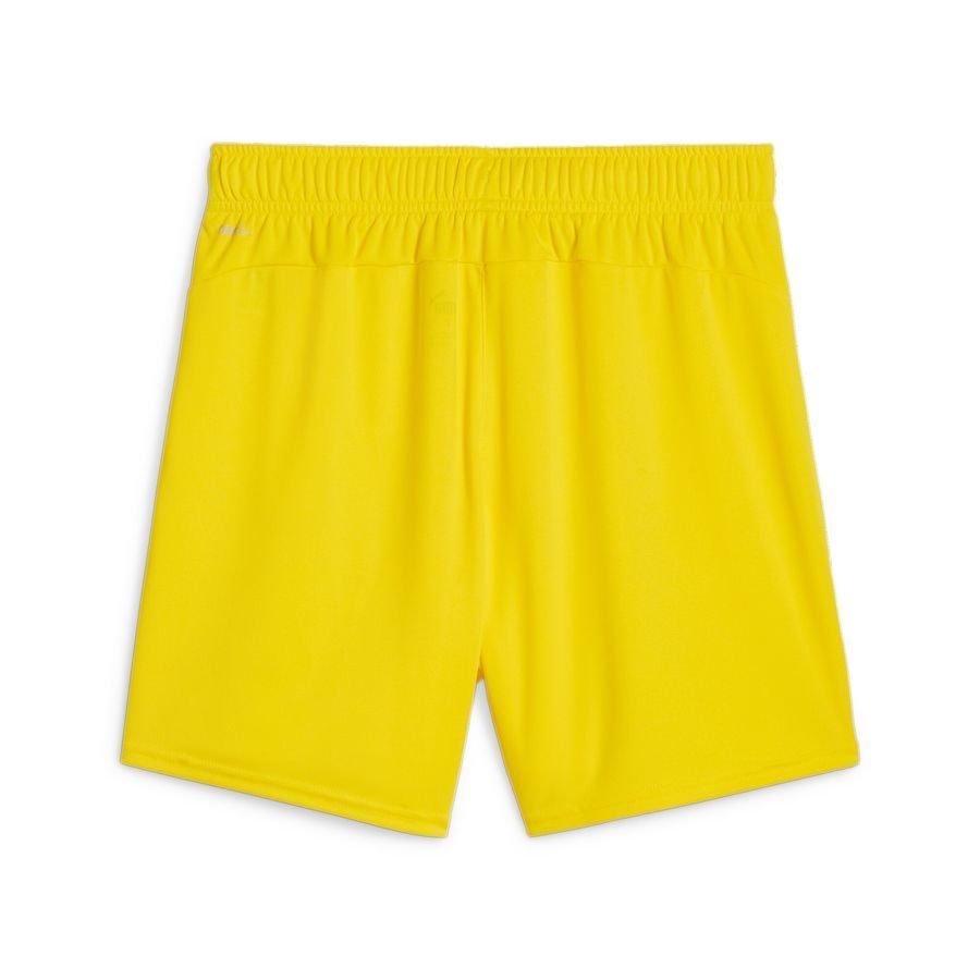 PUMA Short de Foot teamGOAL - Jaune/Noir Femme