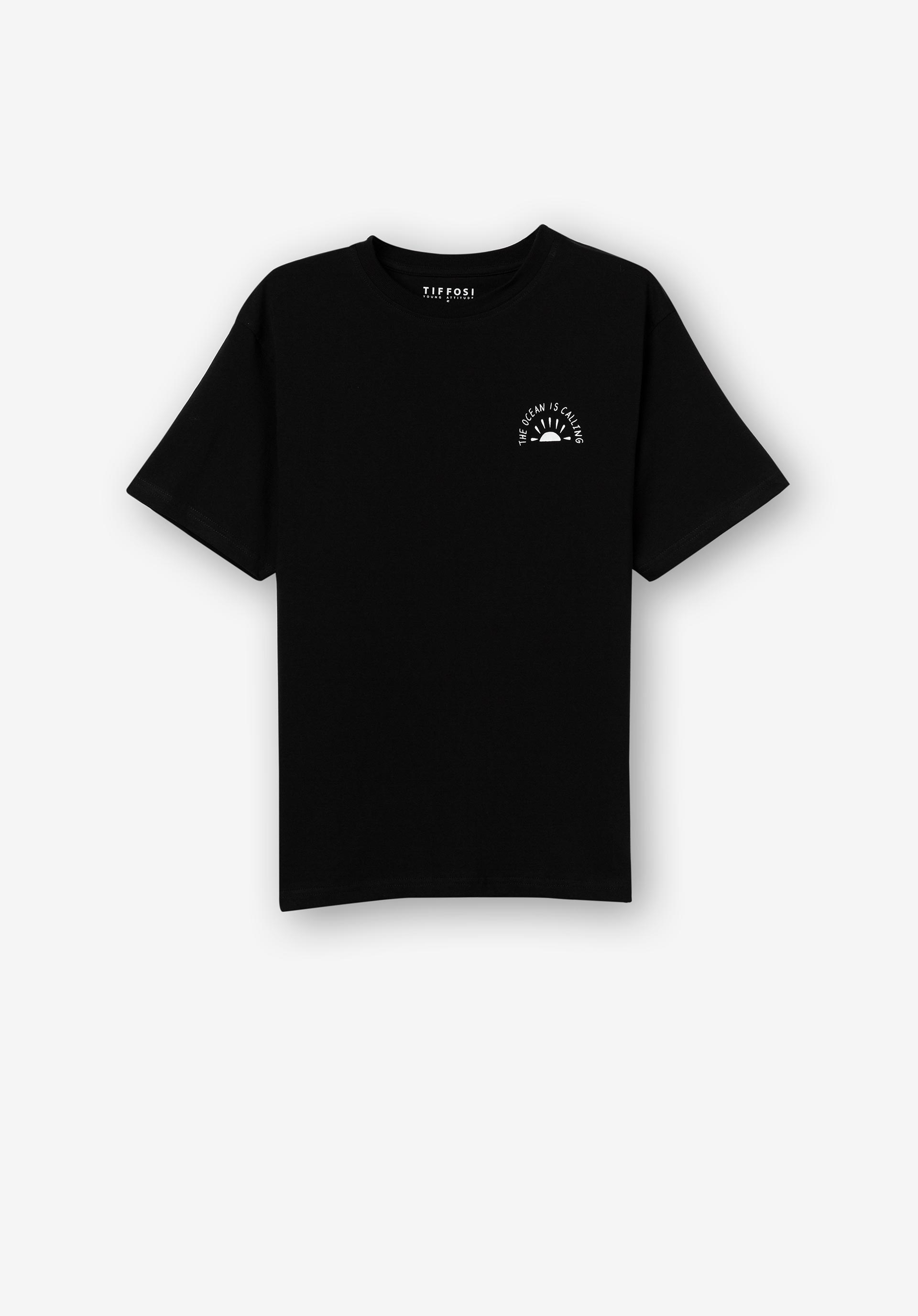 T-shirt com Estampado nas Costas