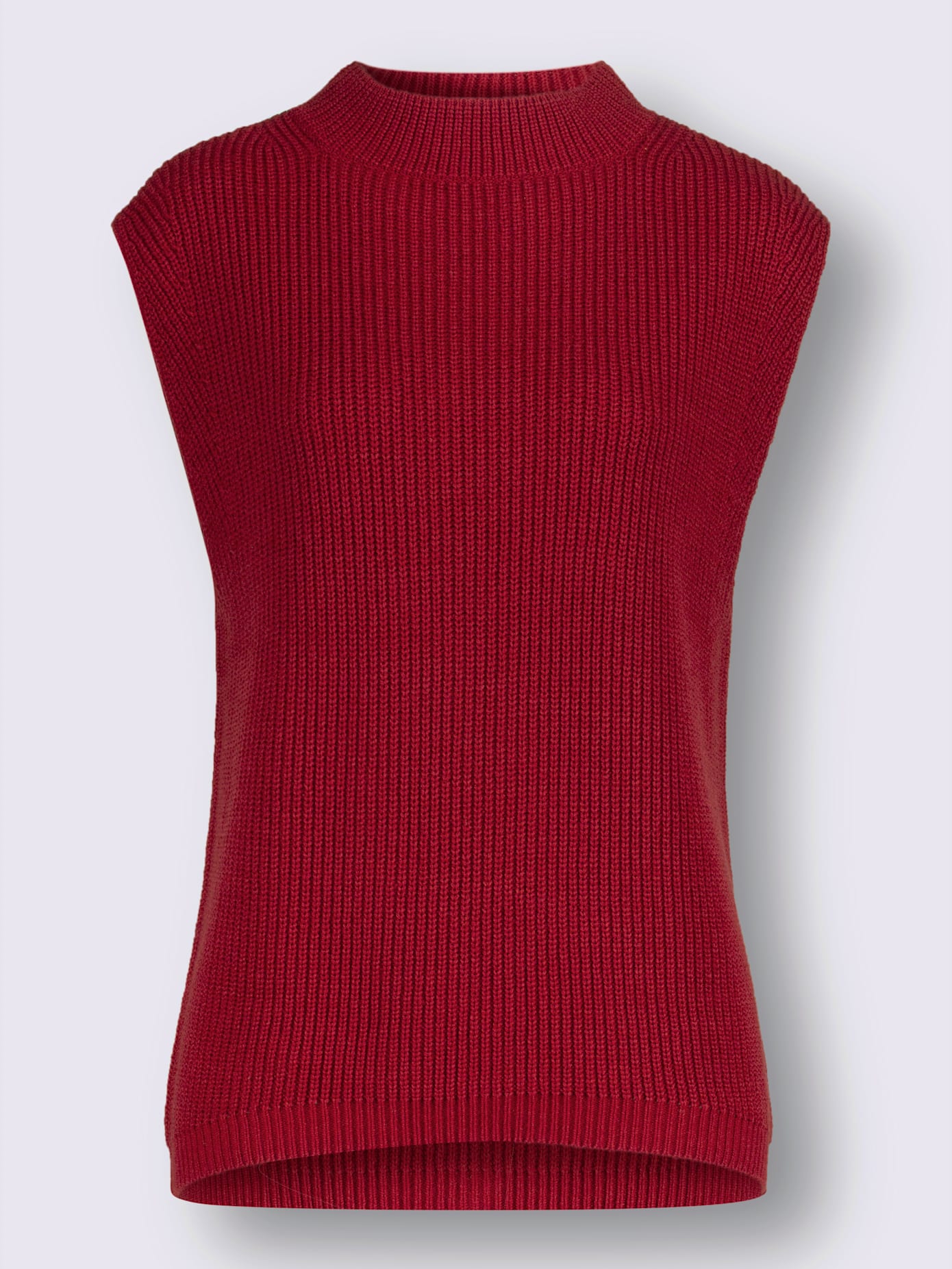 Débardeur en tricot 30% laine vierge (mérinos)