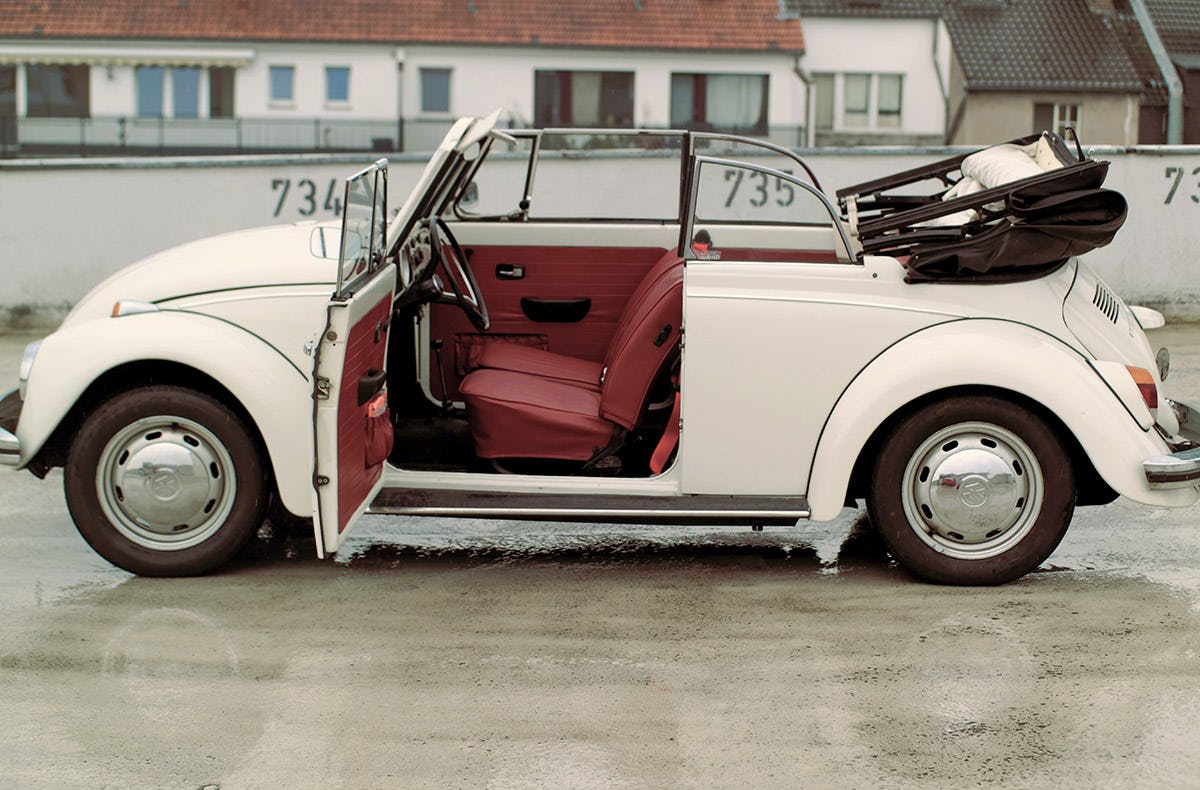 VW Käfer Cabrio fahren Düsseldorf