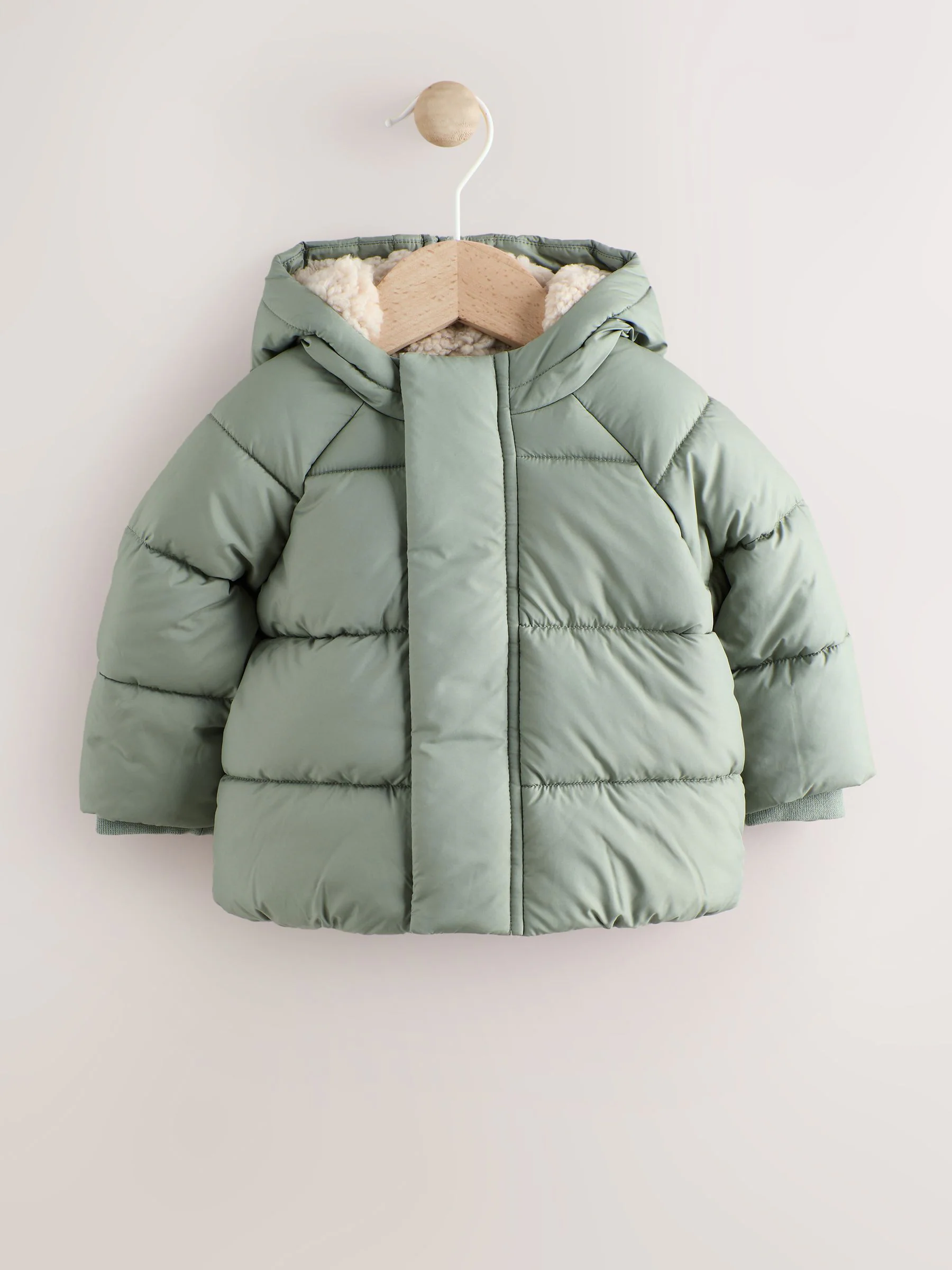 Grijs-groen - Baby pufferjack (0mnd -2jr)