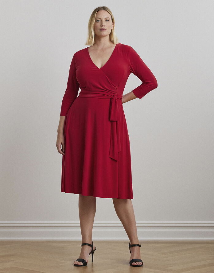 Lauren Ralph Lauren MID WEIGHT MJ-DRESS Festive red