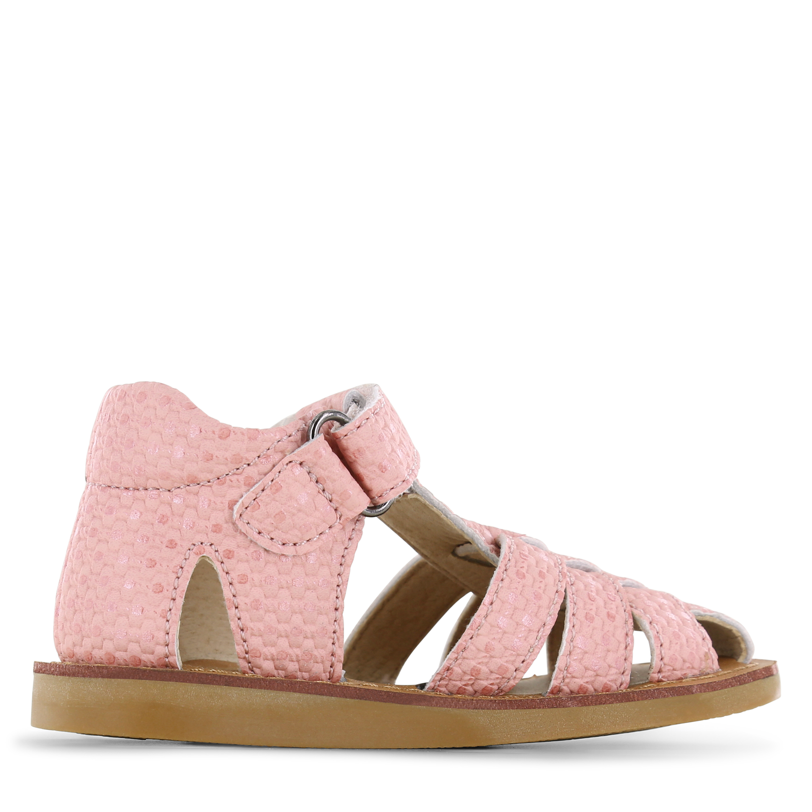 Shoesme rosa gemusterte Sandale