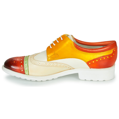 Melvin & Hamilton - AMELIE 85 - Blanc / Jaune / Marron