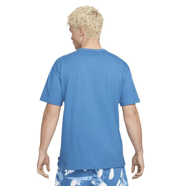 Nike sportswear premium essentials t-shirt Dk marina blue/light bone