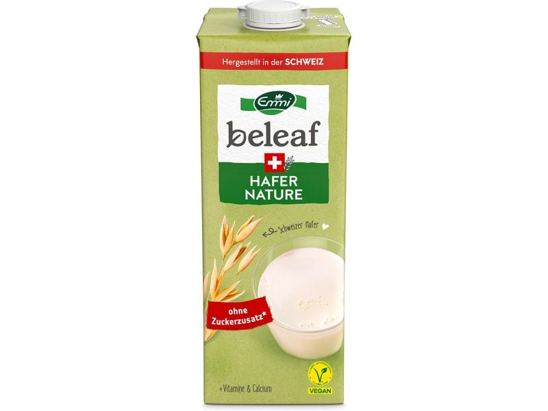 Beleaf Drink UHT Hafer nature 1 l Leckeres Hafergetränk aus der Schweiz